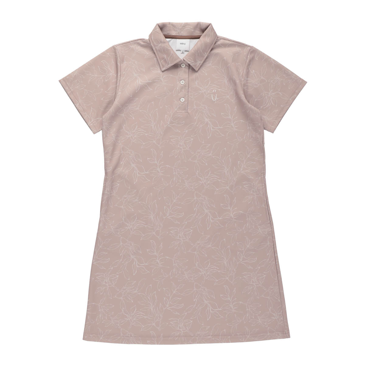 FLOWER LINE DRAWING ONEPIECE(BEIGE)