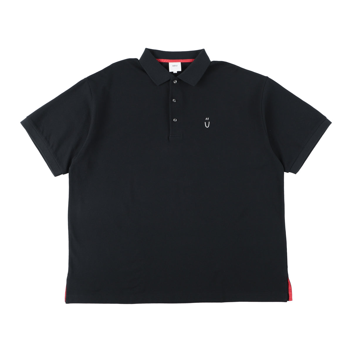 BIG SILHOUETTE POLO SHIRT(Men's BLACK)