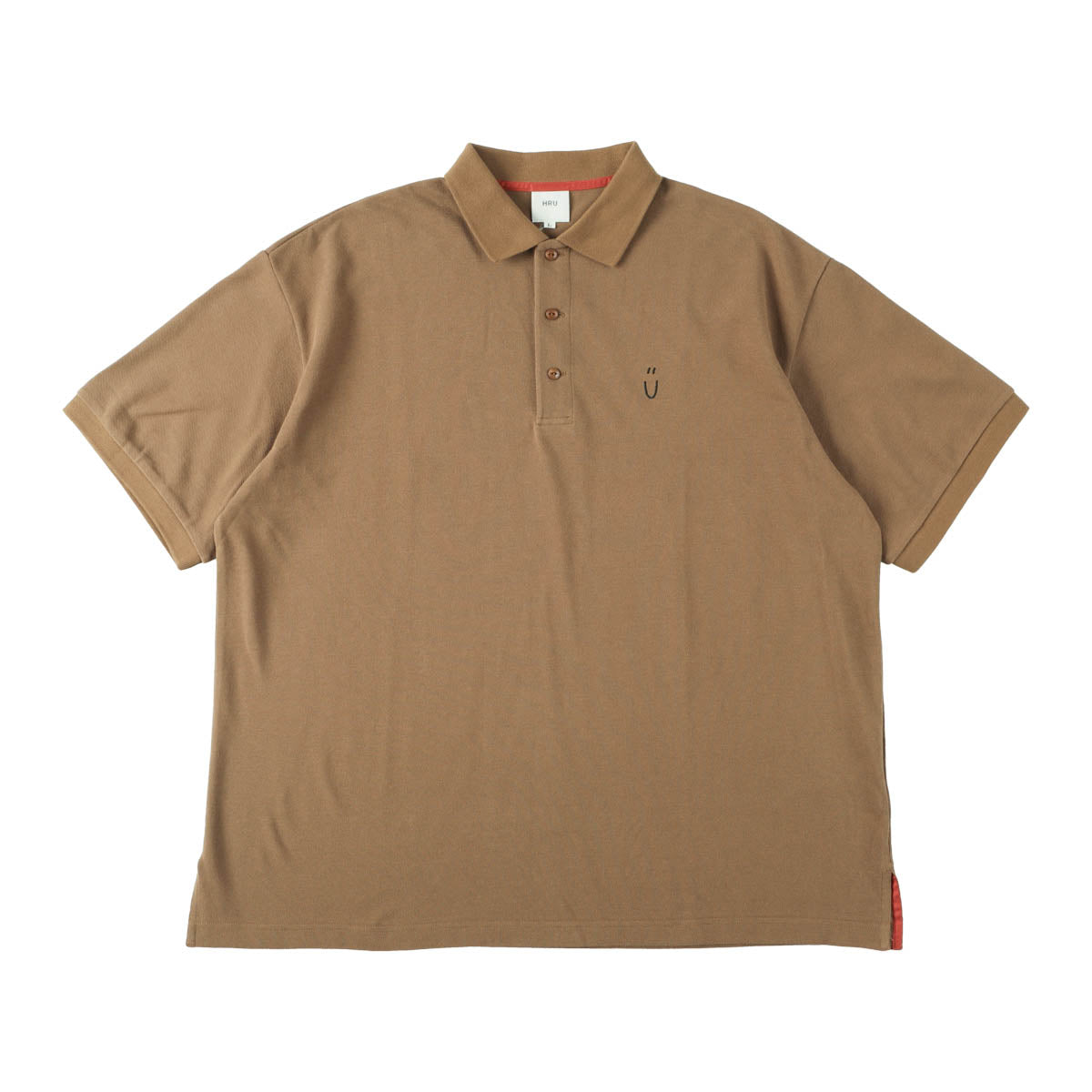 BIG SILHOUETTE POLO SHIRT(Men's CAMEL)