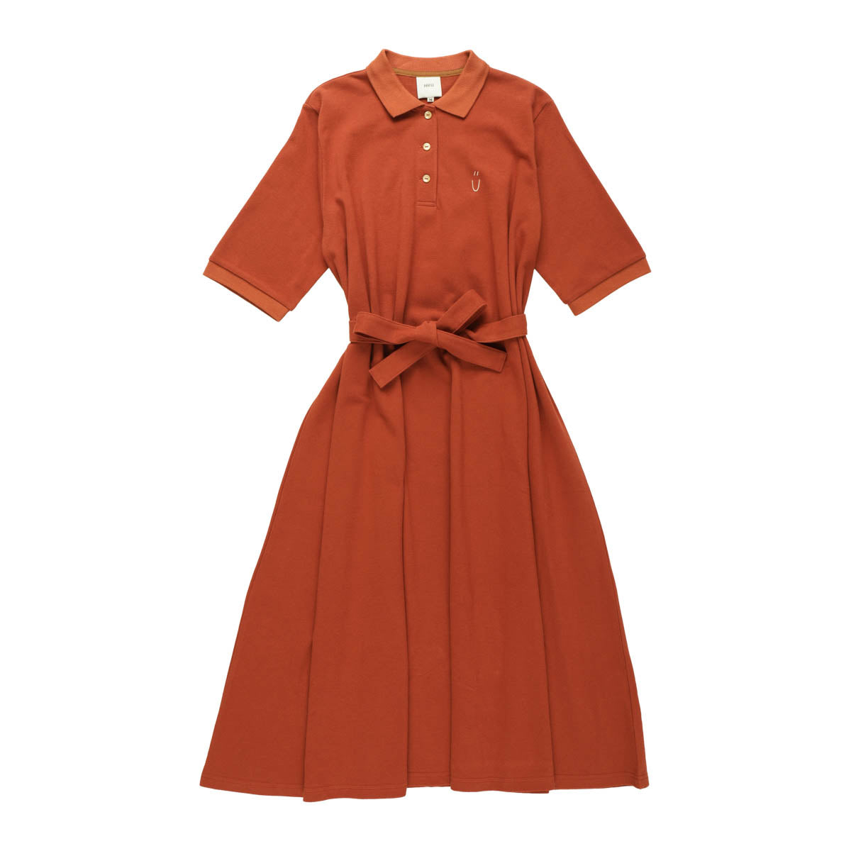 POLO FLARE ONEPIECE(ORANGE)