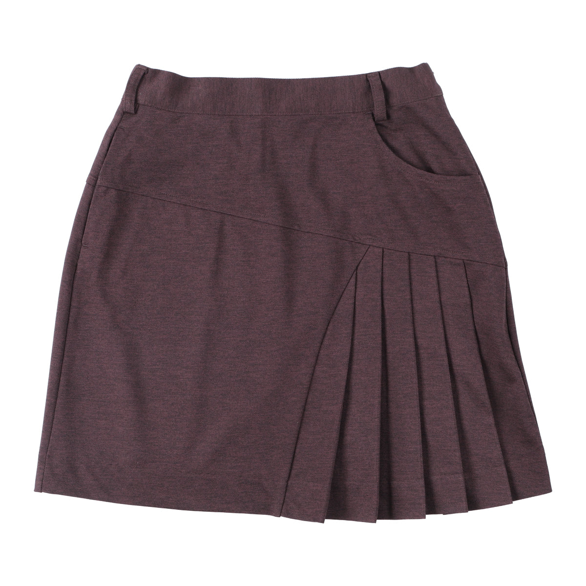 POLO SETUP SKIRT (DARKBROWN)