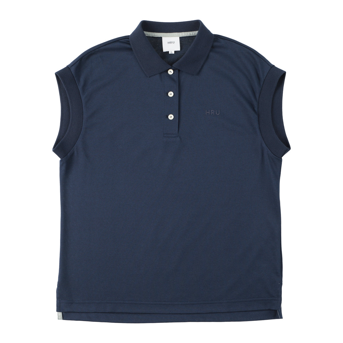 POLO SLEEVELESS SHIRT(NAVY)