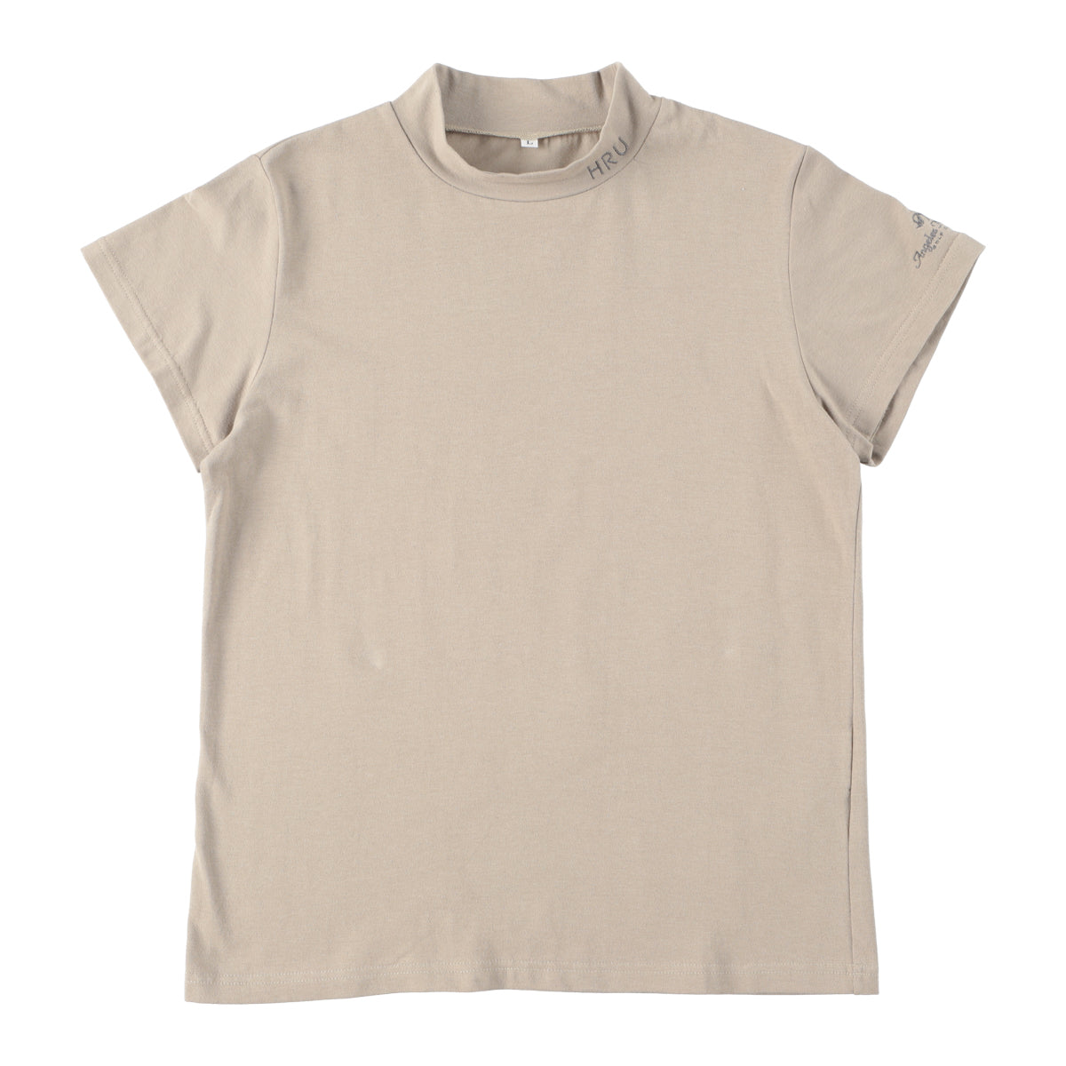 BASIC HIGH NECK TOPS(KHAKI)