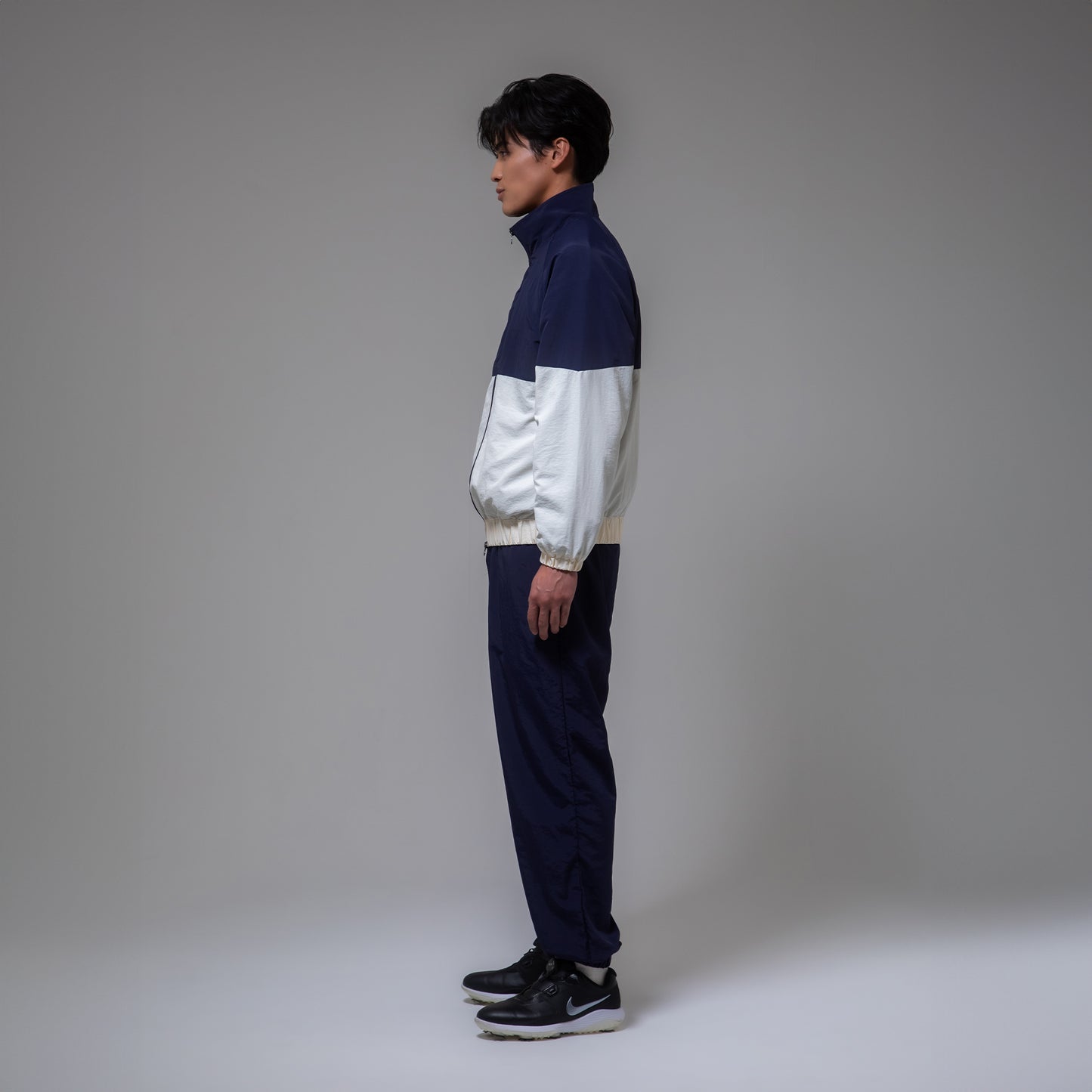 NYLON TRACK JKT(NAVY)
