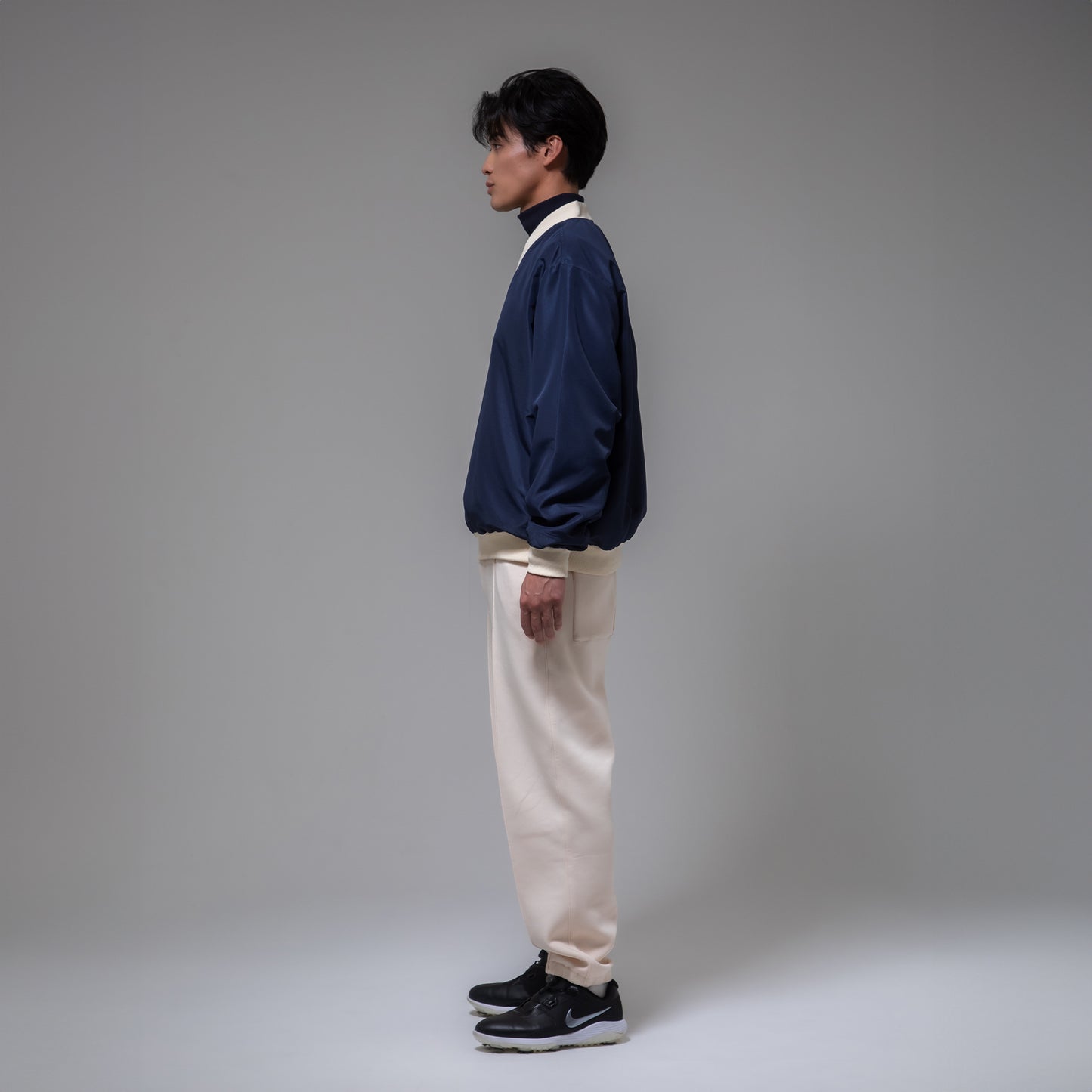 NYLON PULLOVER(NAVY)