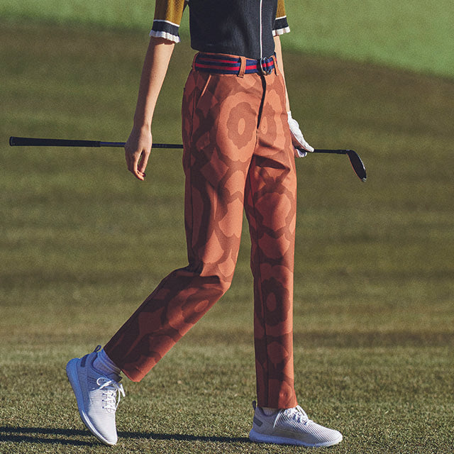 ARABESQUE GRAPHIC PANTS(BROWN)