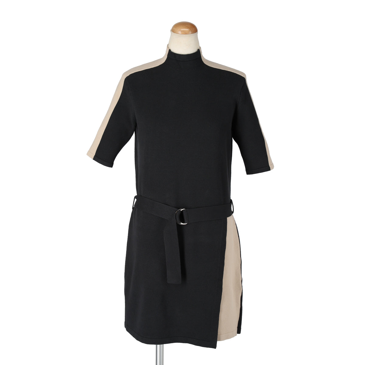 BYCOLOR KNIT ONEPIECE(CHARCOAL)