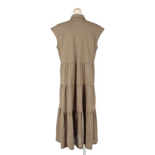 GATHER TIERED ONEPIECE(BEIGE)