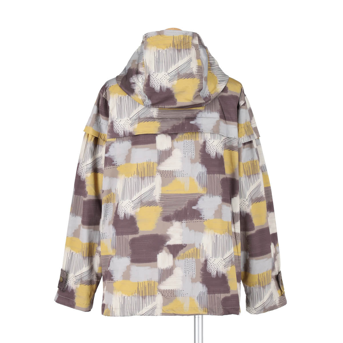 WATER COLOR GRAPHIC PRINT JACKET(BROWN)
