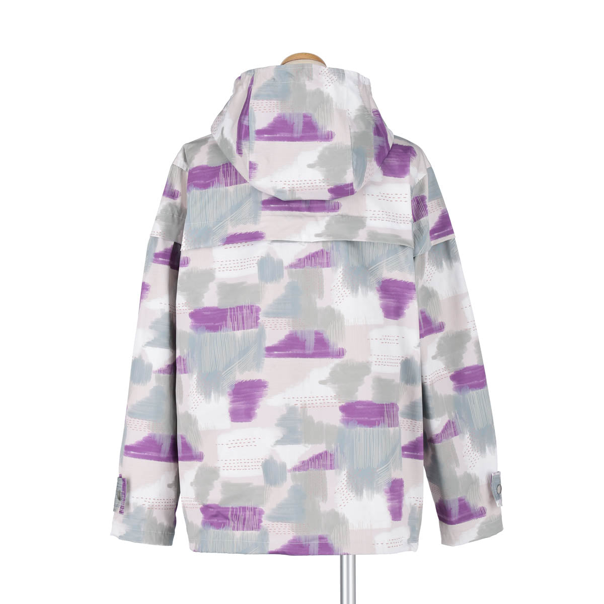 WATER COLOR GRAPHIC PRINT JACKET(PURPLE)