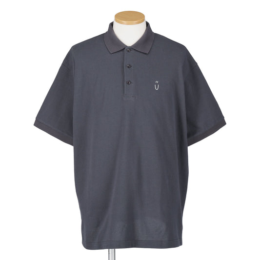 BIG SILHOUETTE POLO SHIRT(Men's GRAY)