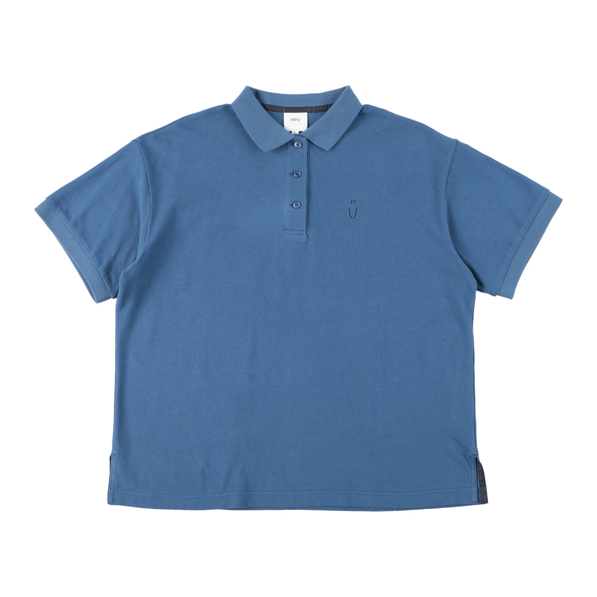 BIG SILHOUETTE POLO SHIRT(BLUE)