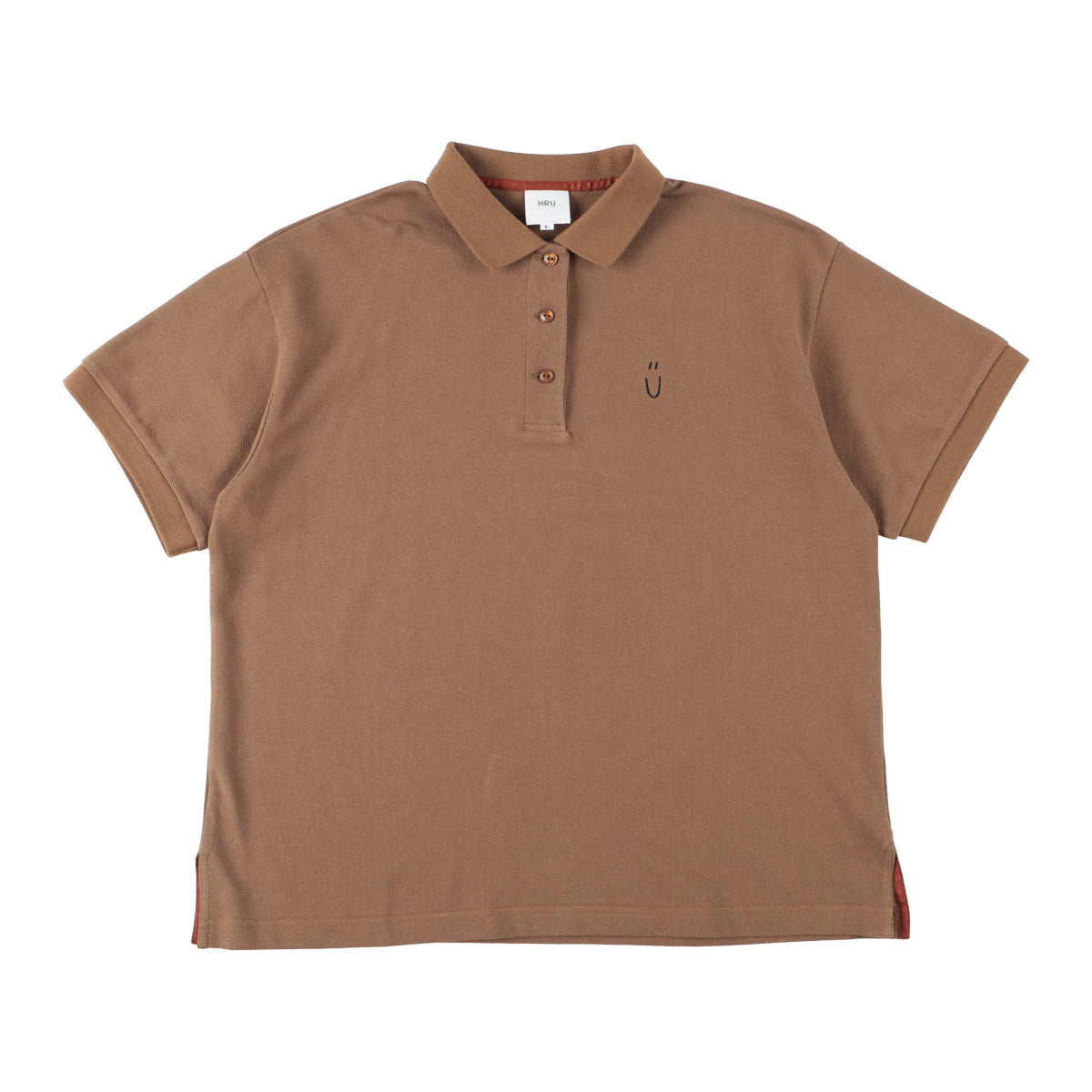 BIG SILHOUETTE POLO SHIRT(CAMEL)