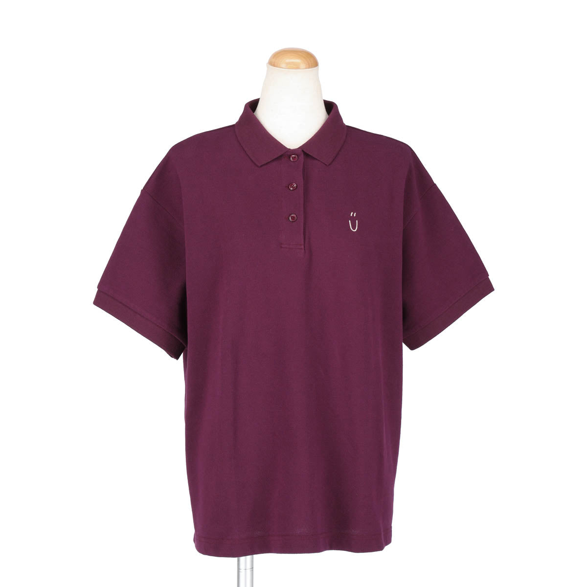 BIG SILHOUETTE POLO SHIRT(PURPLE)