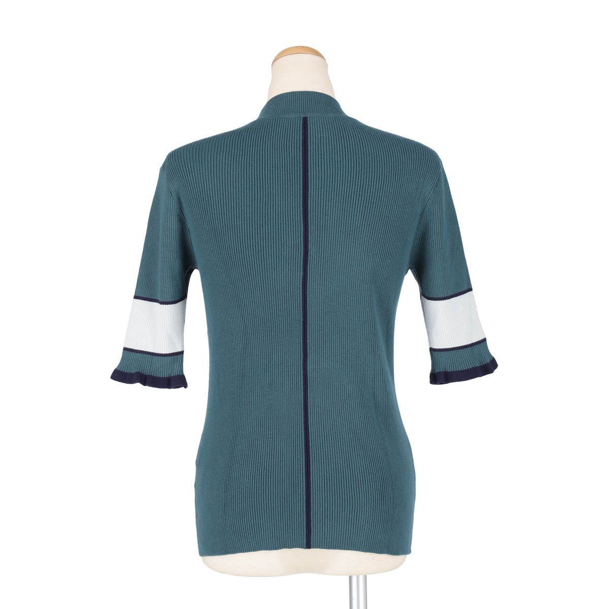 TRICOOR KNIT TOPS(BLUE)