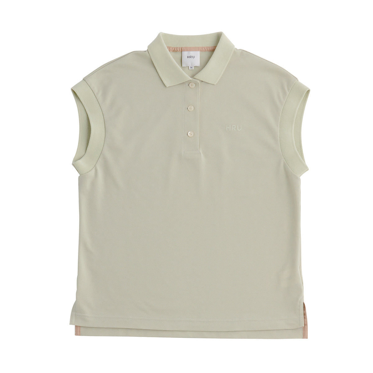 POLO SLEEVELESS SHIRT(LIGHTGREEN)