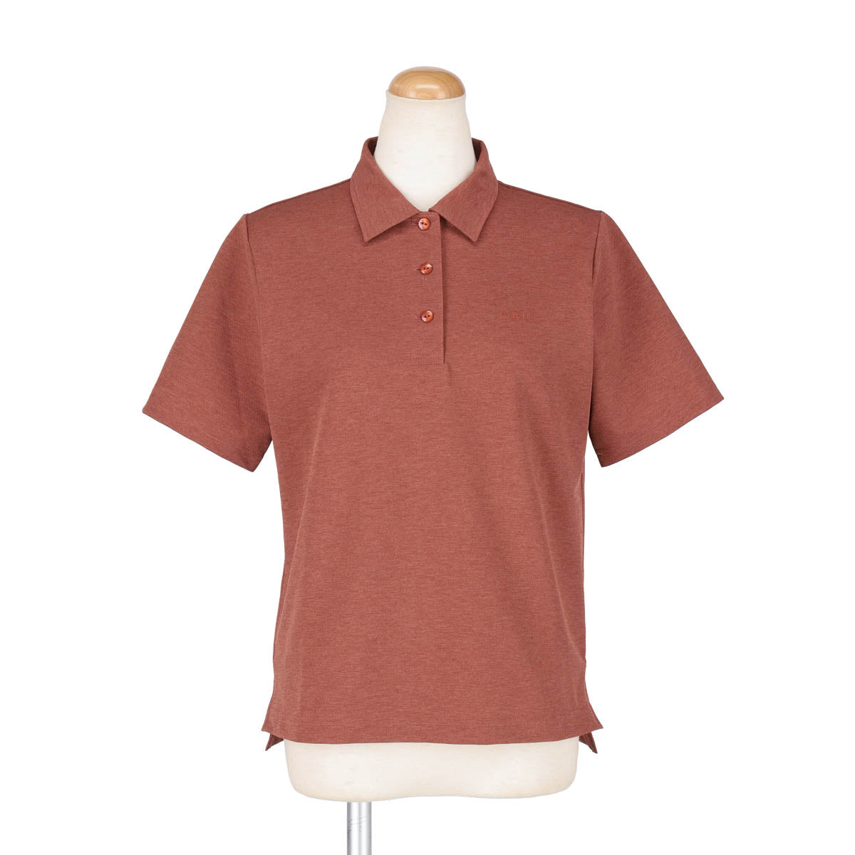 POLO SETUP SHIRT (PINK BROWN)