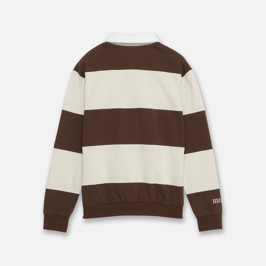 BORDER POLO SHIRTS（BROWN）