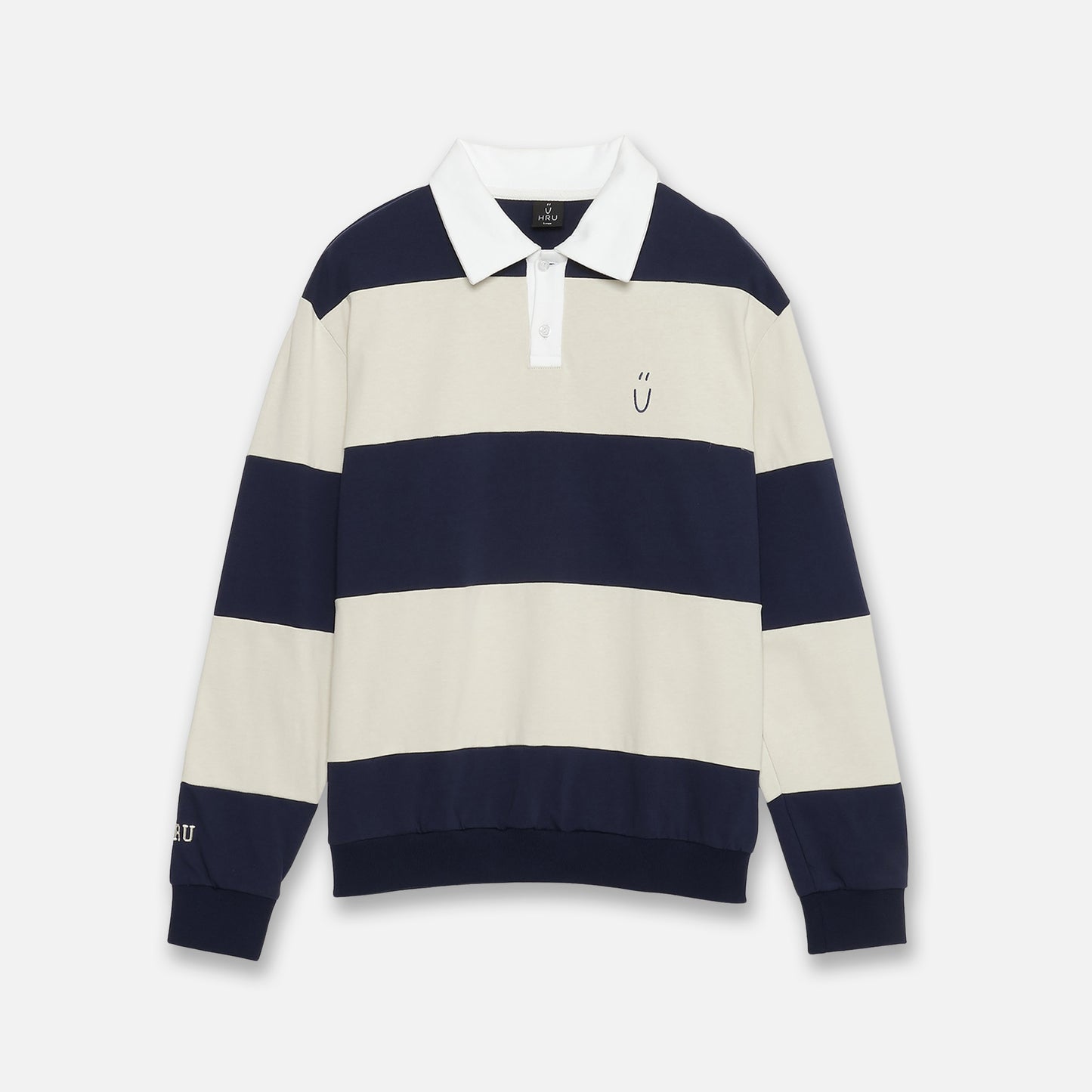 BORDER POLO SHIRTS（NAVY）