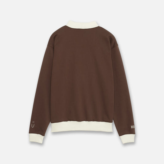 SWEAT MOCKNECK（BROWN）