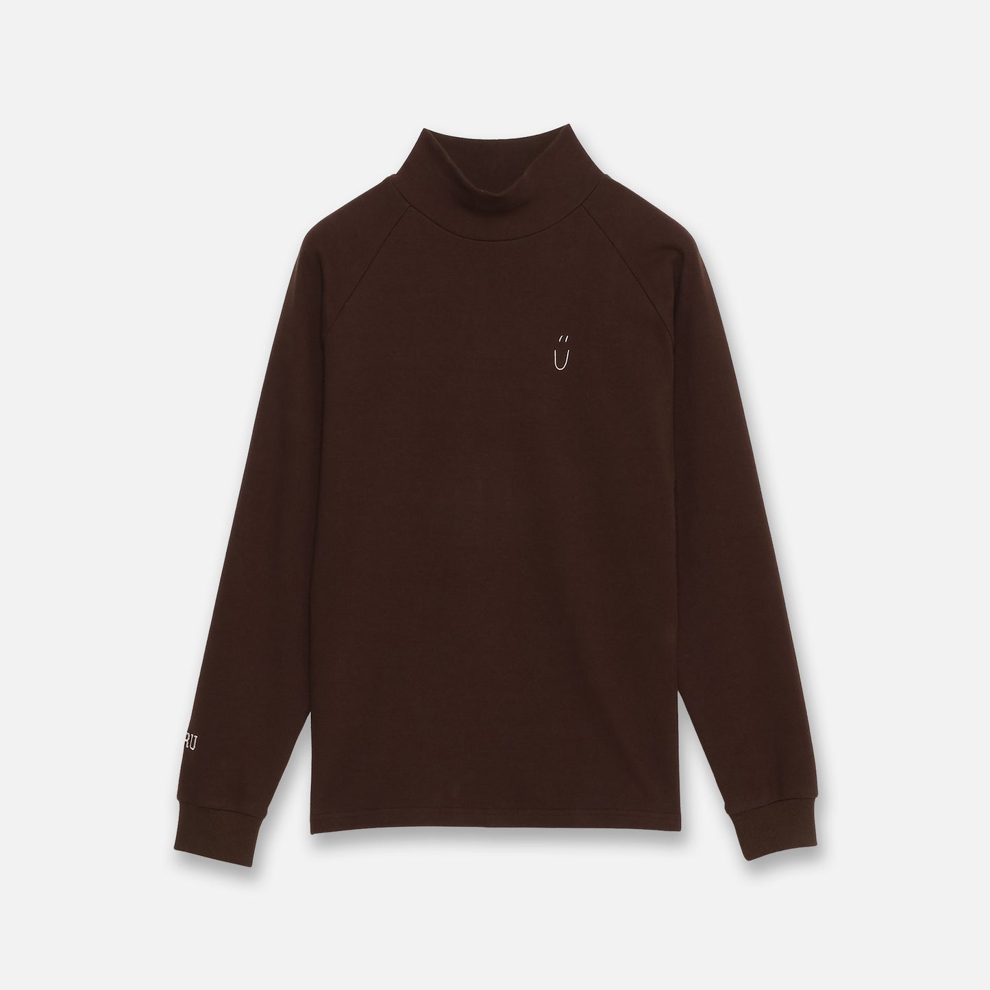 MOCKNECK PULLOVER（BROWN）