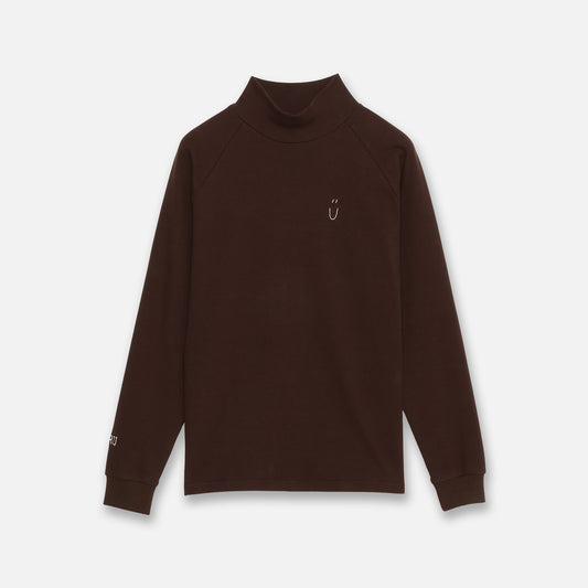 MOCKNECK PULLOVER（BROWN）