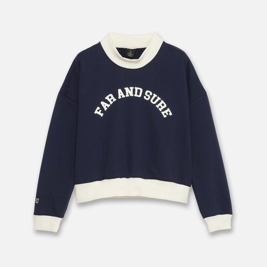 SWEAT MOCKNECK（NAVY lady's）