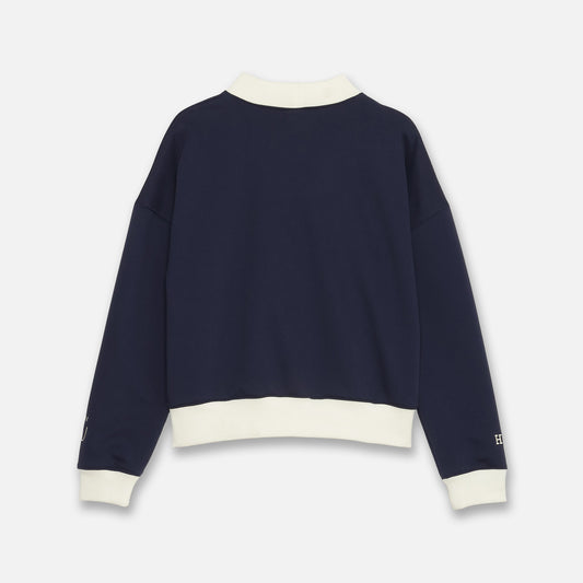 SWEAT MOCKNECK（NAVY lady's）