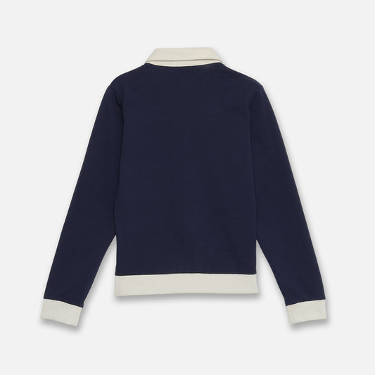TWO TONE POLO SHIRTS（NAVY lady's）
