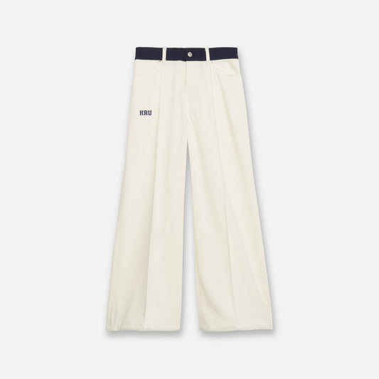 CENTER SEAM FLARE PANTS（IVORY lady's）