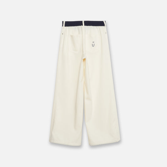 CENTER SEAM FLARE PANTS（IVORY lady's）