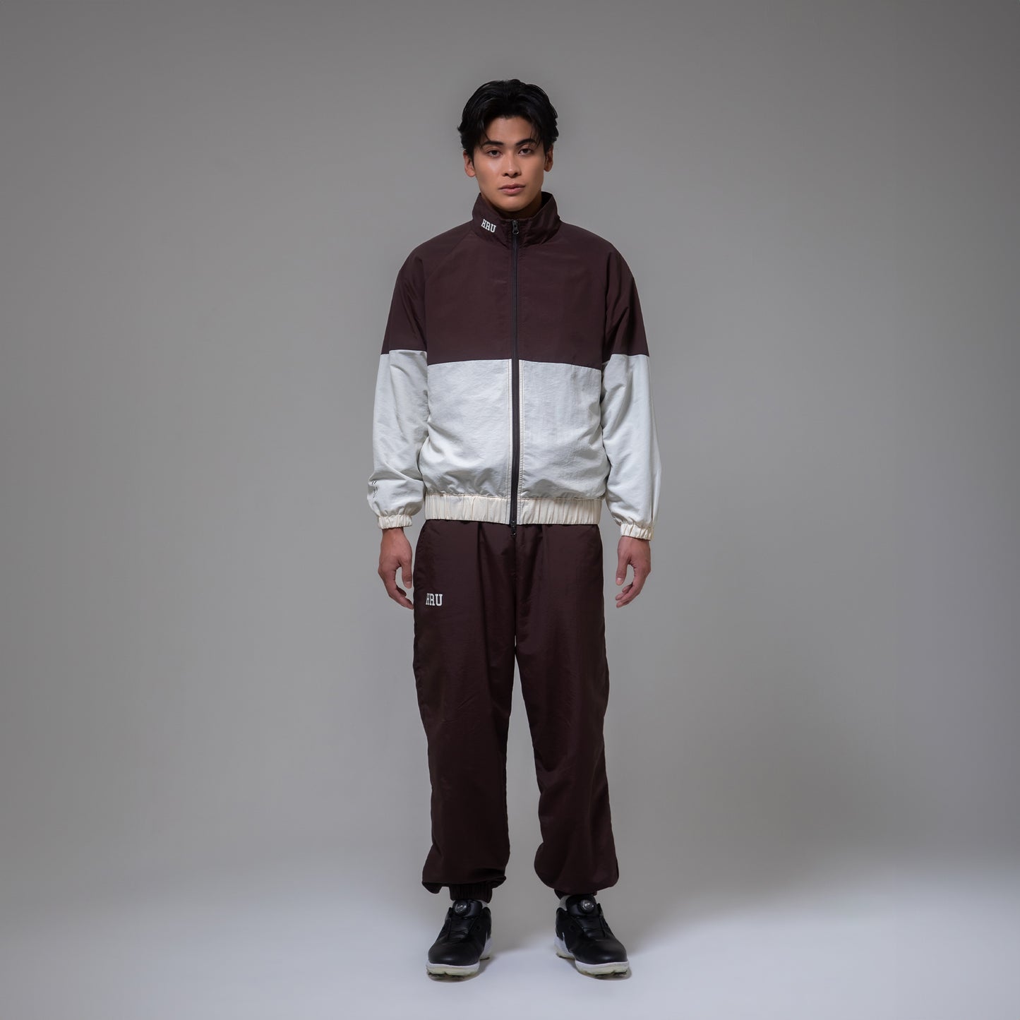 NYLON TRACK JKT（BROWN）