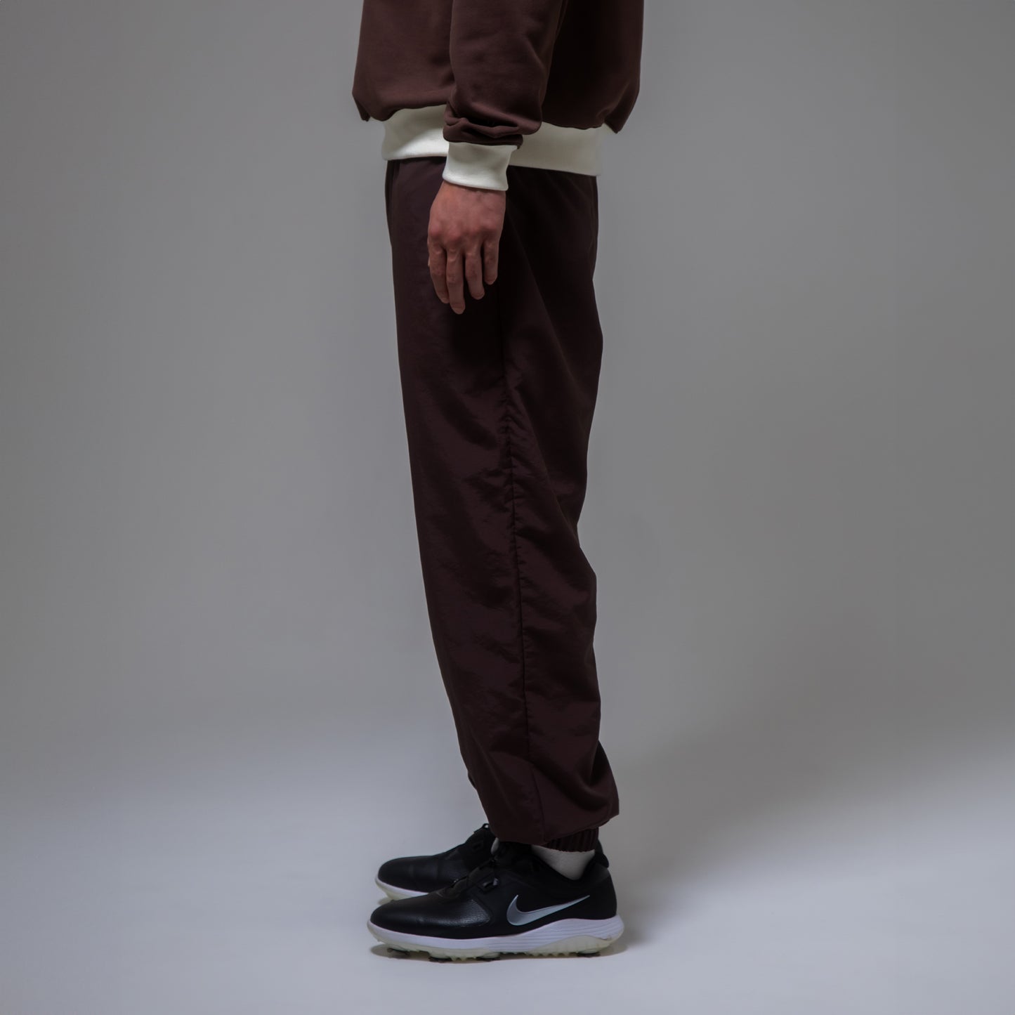 NYLON TRACK PANTS（BROWN）