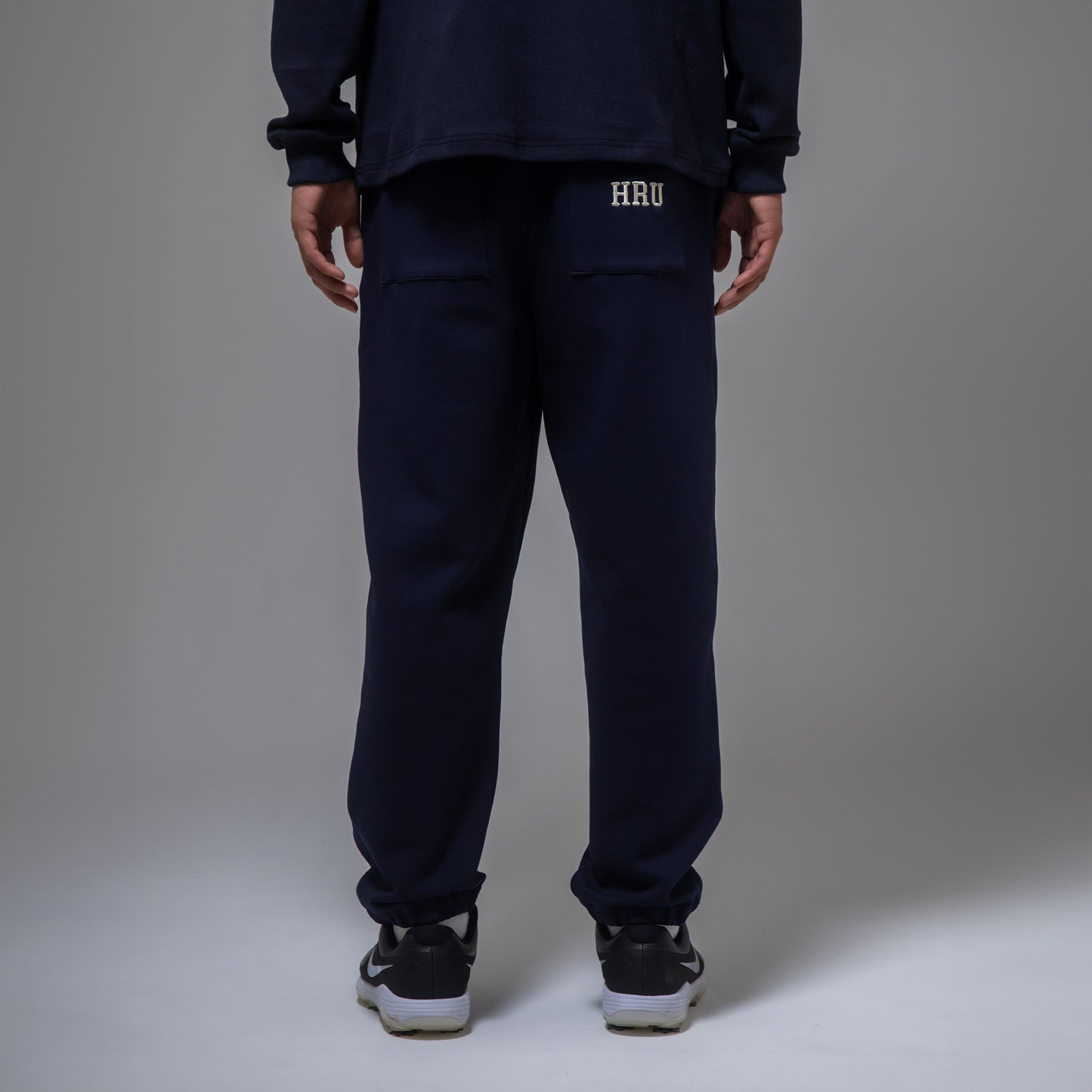 TAPERED TRACK PANTS（NAVY）
