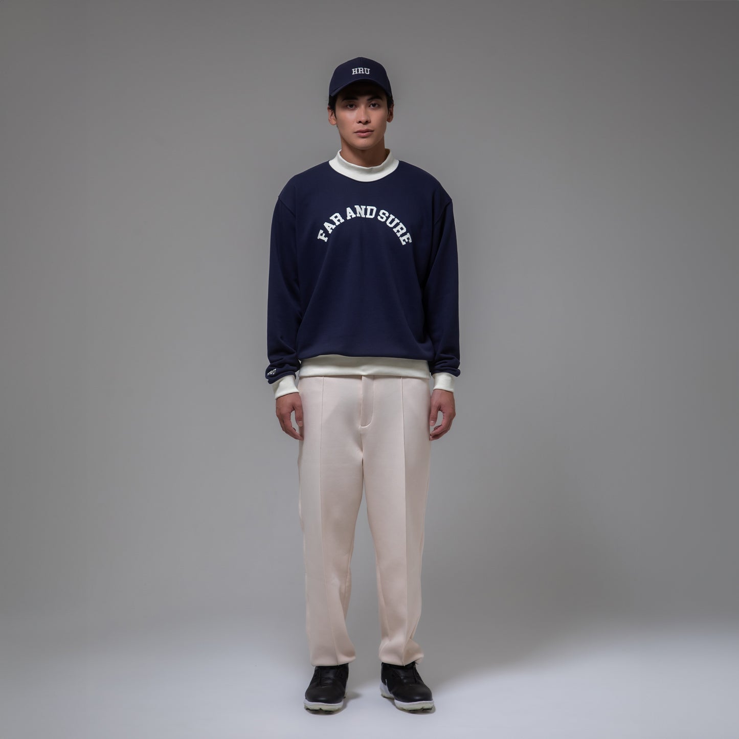 SWEAT MOCKNECK（NAVY）