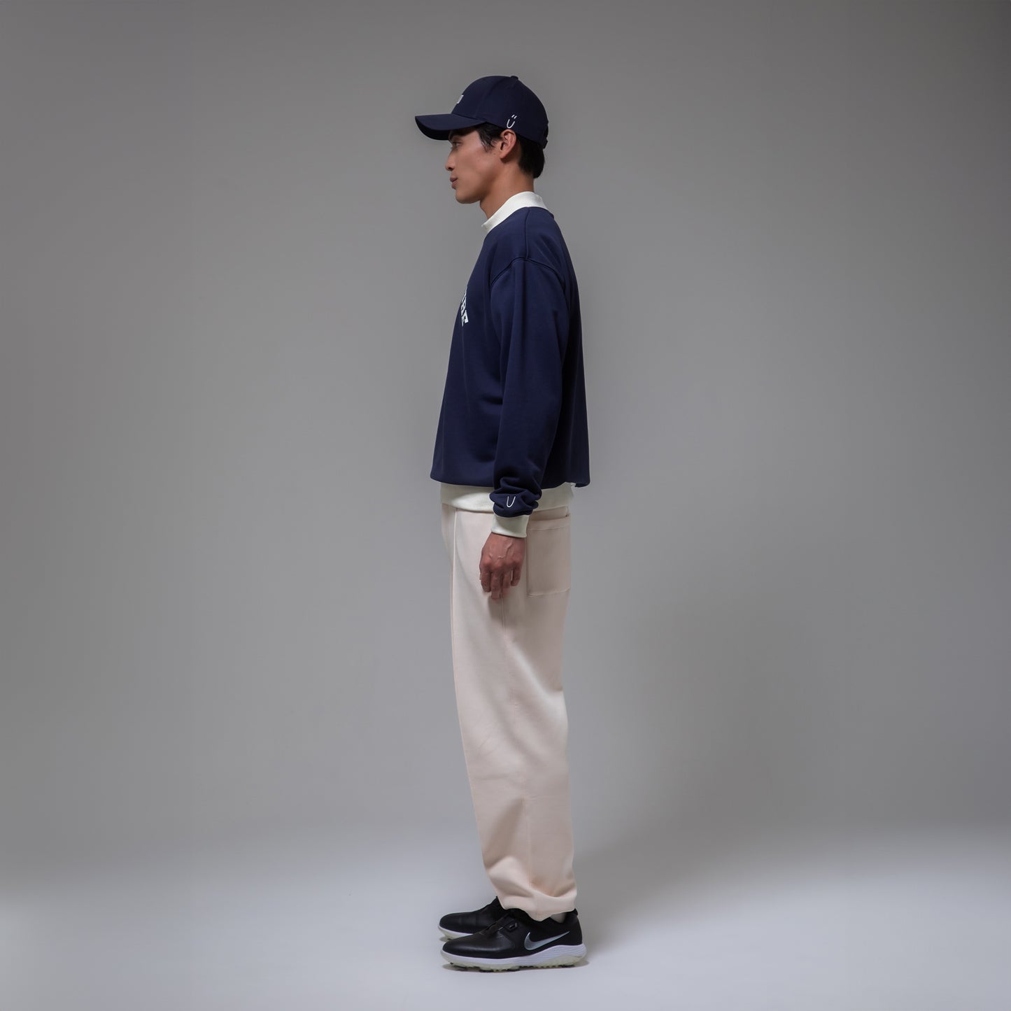 SWEAT MOCKNECK（NAVY）