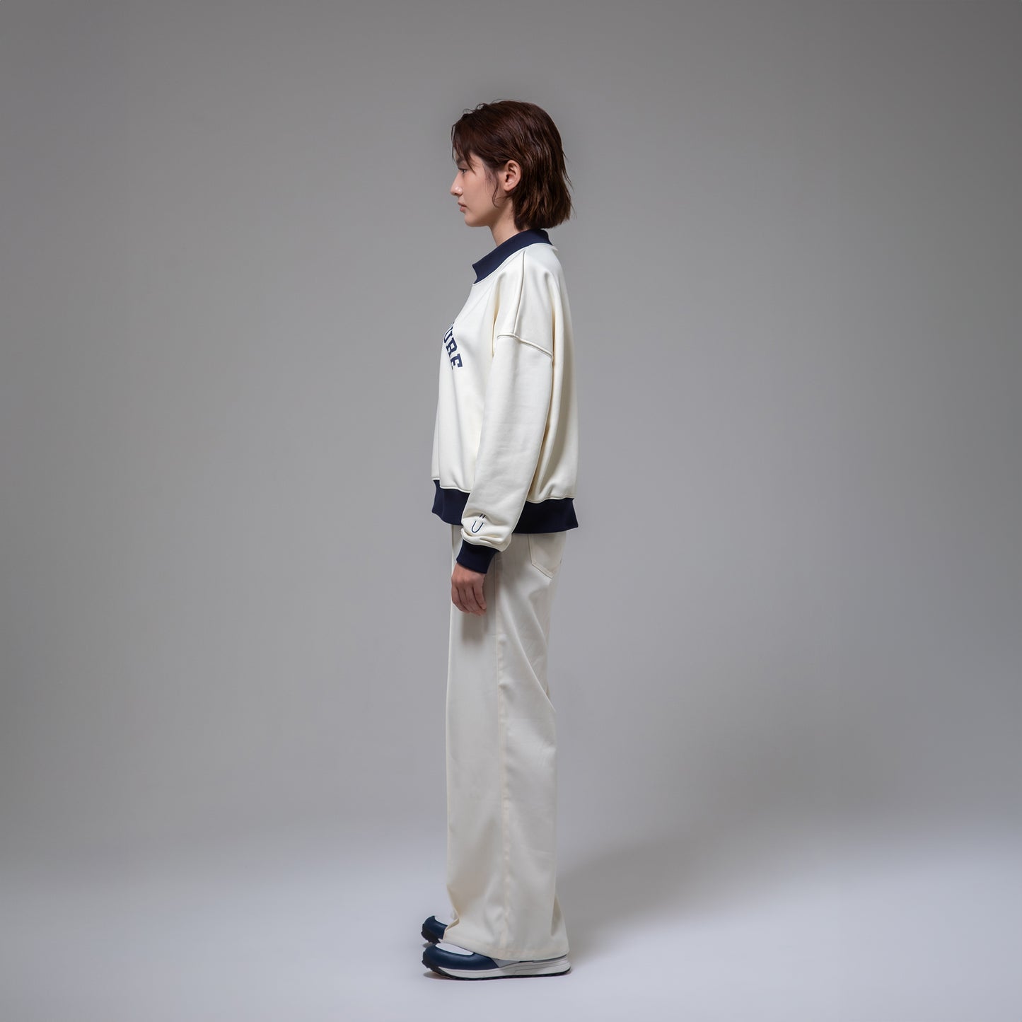 SWEAT MOCKNECK（IVORY lady's）