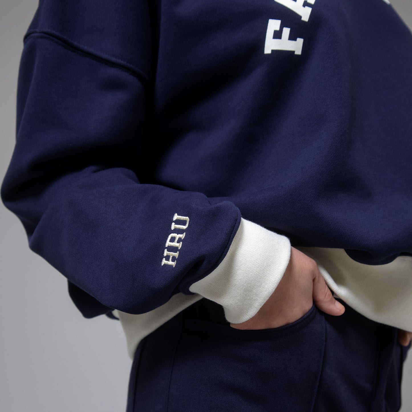 SWEAT MOCKNECK（NAVY lady's）