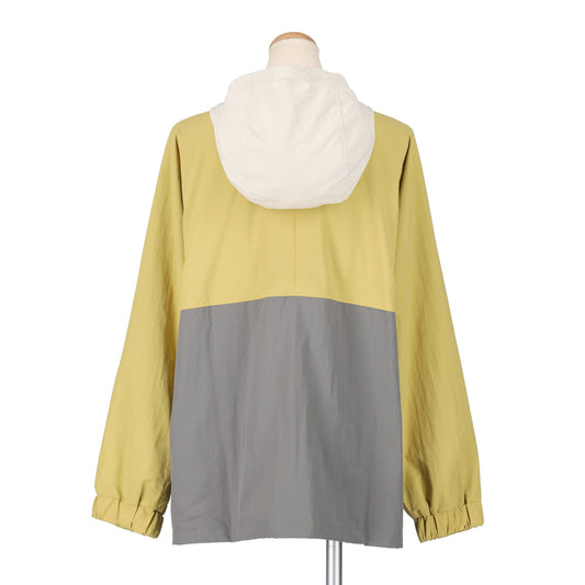 TRICOLOR  HOODED JACKET（YELLOW）