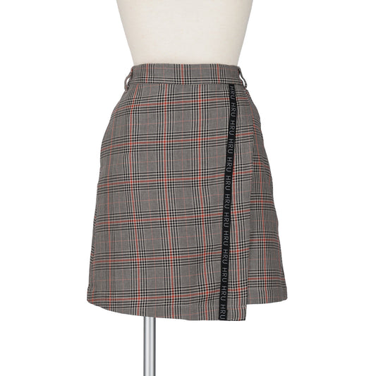 LOGO LINE WRAP SKIRT（BEIGE）