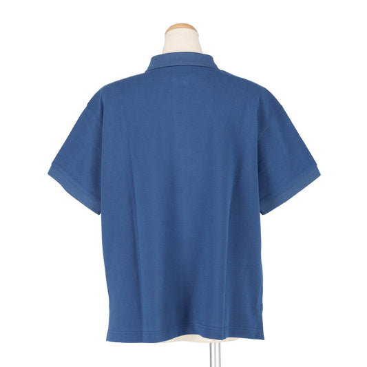 BIG SILHOUETTE POLO SHIRT（BLUE）