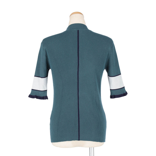 TRICOOR KNIT TOPS（BLUE）