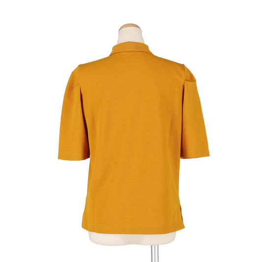 PUFF SLEEVE POLO SHIRT（MUSTARD）