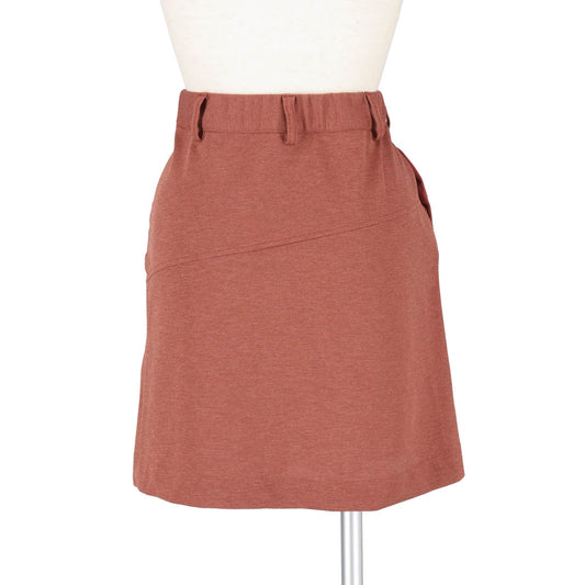POLO SETUP SKIRT (PINKBROWN）