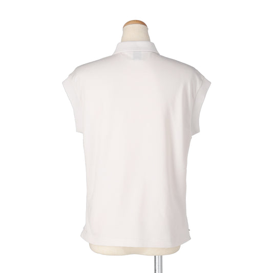 POLO SLEEVELESS SHIRT（OFFWHITE）